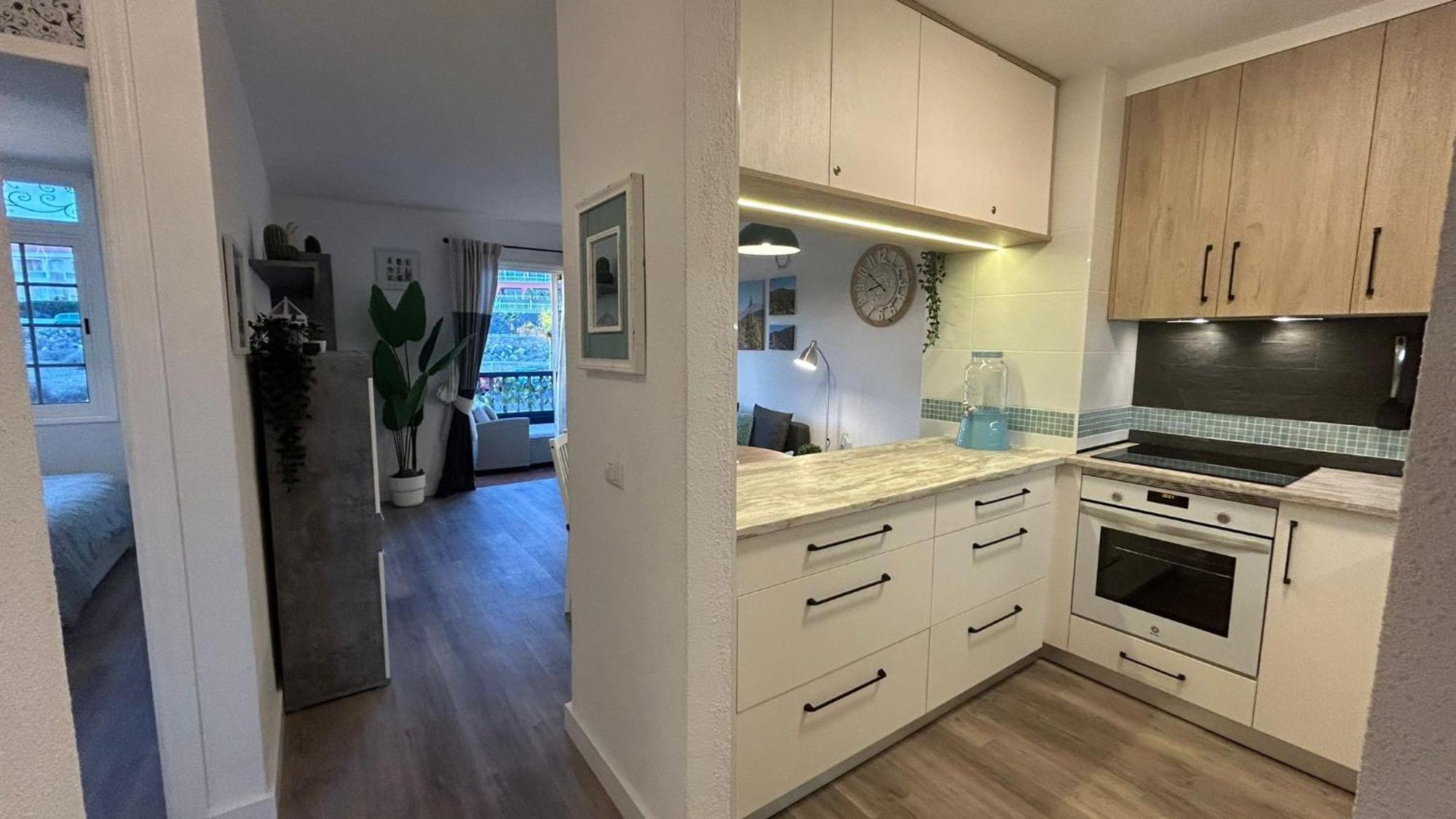 Hübsche Ferienwohnung mit 2 Schlafzimmern, Pool und WLAN, Strandnähe Callao Salvaje Exterior foto